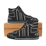 B.Y.O.B Blackest High Top 1's