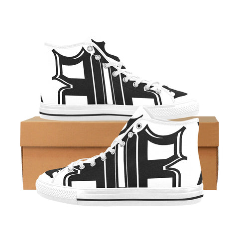 B.Y.O.B White High Top 1's