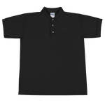 Black Embroidered Polo Shirt
