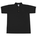 Black Embroidered Polo Shirt