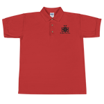 Black Embroidered Polo Shirt