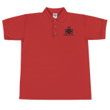 Black Embroidered Polo Shirt