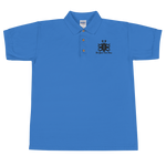 Black Embroidered Polo Shirt