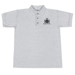 Black Embroidered Polo Shirt