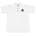 Black Embroidered Polo Shirt
