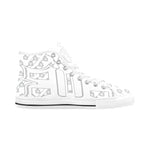B.Y.O.B White BeYours High Top 1s