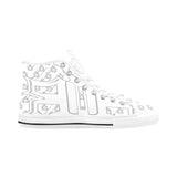 B.Y.O.B White BeYours High Top 1s
