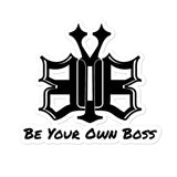 Be Your Own Boss stickers
